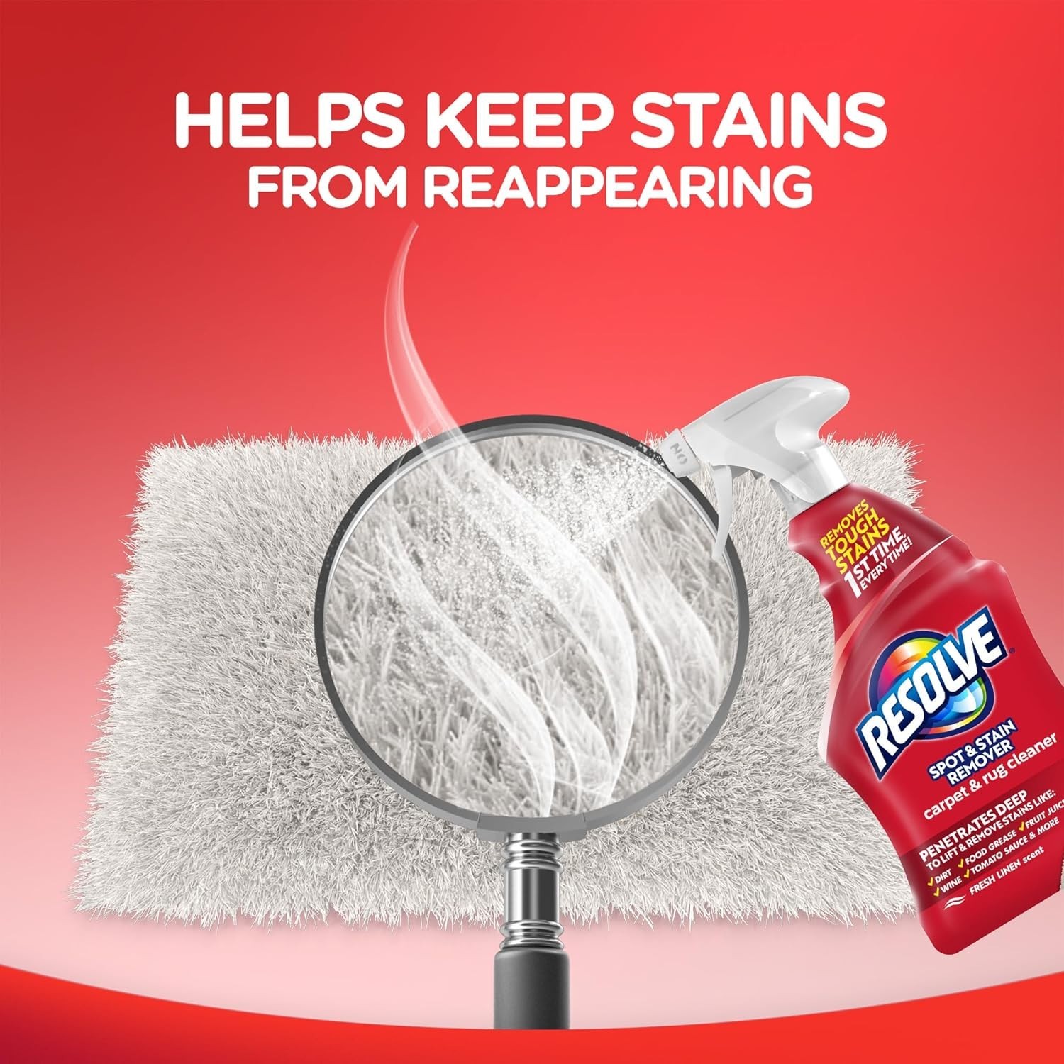 Resolve Carpet & Rug Cleaner Spray Spot & Stain Remover 22oz Deep Clean