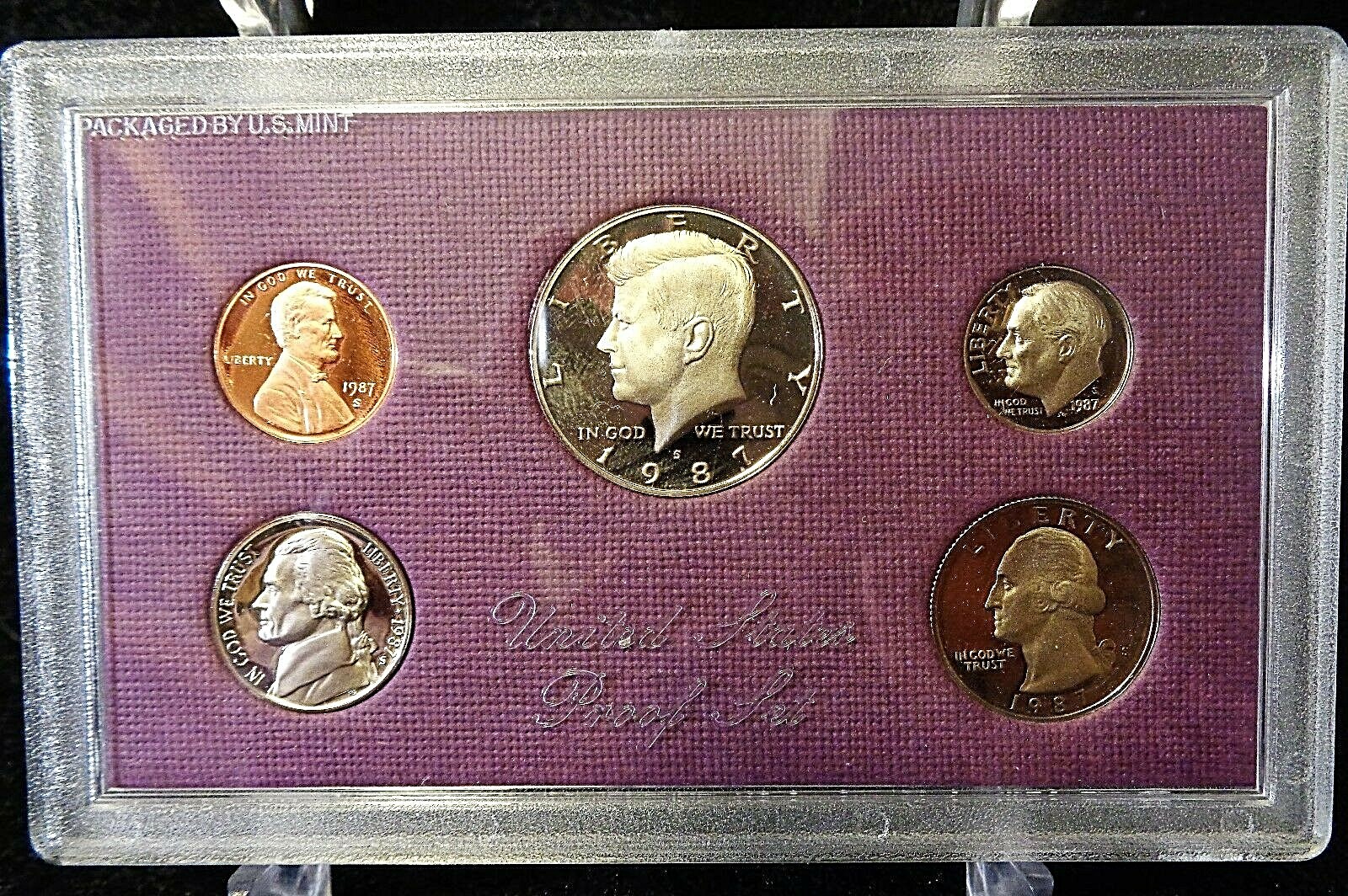 1987-S U.S. Mint Proof Set With Box And COA