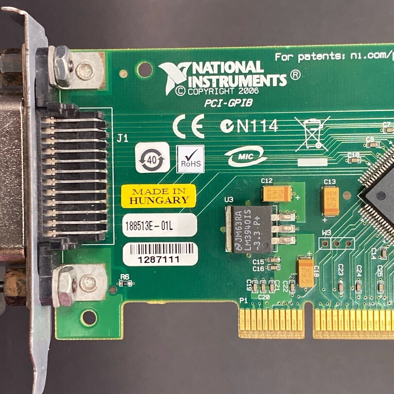 National Instruments️ New PCIGPIB PCI-GPIB GPIB Instrument Control Device