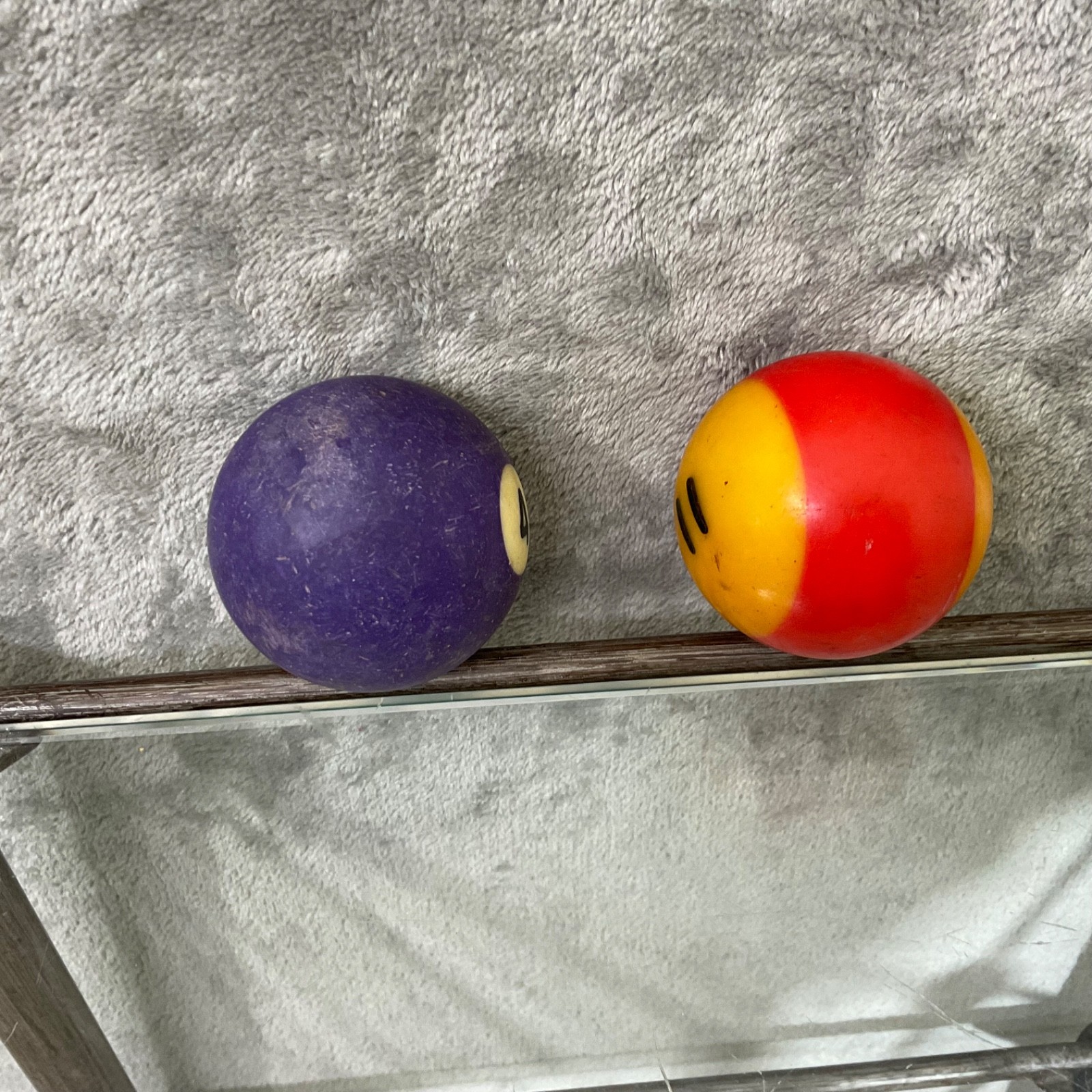 Vintage No. 4 & No. 11 Pool Balls Billiard Replacement craft projects