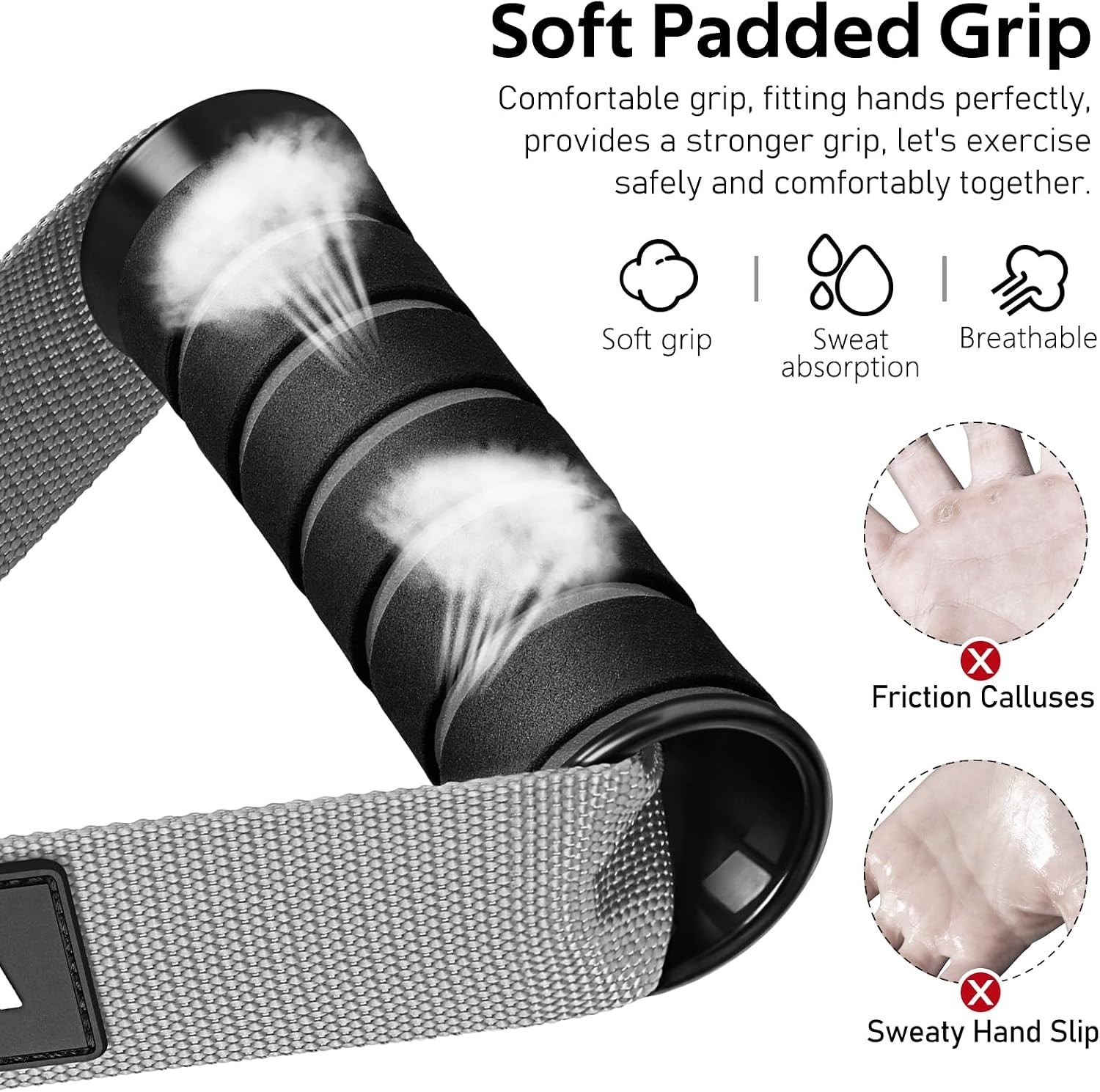 Ergonomic Cable Machine Handles - Durable Nylon for Ultimate Workout Performance