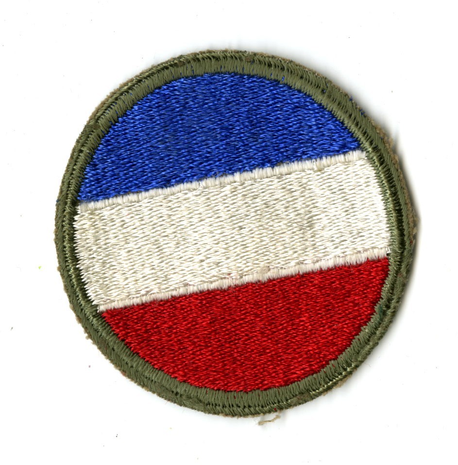 Army Ground Forces White Back Patch WWII Vintage