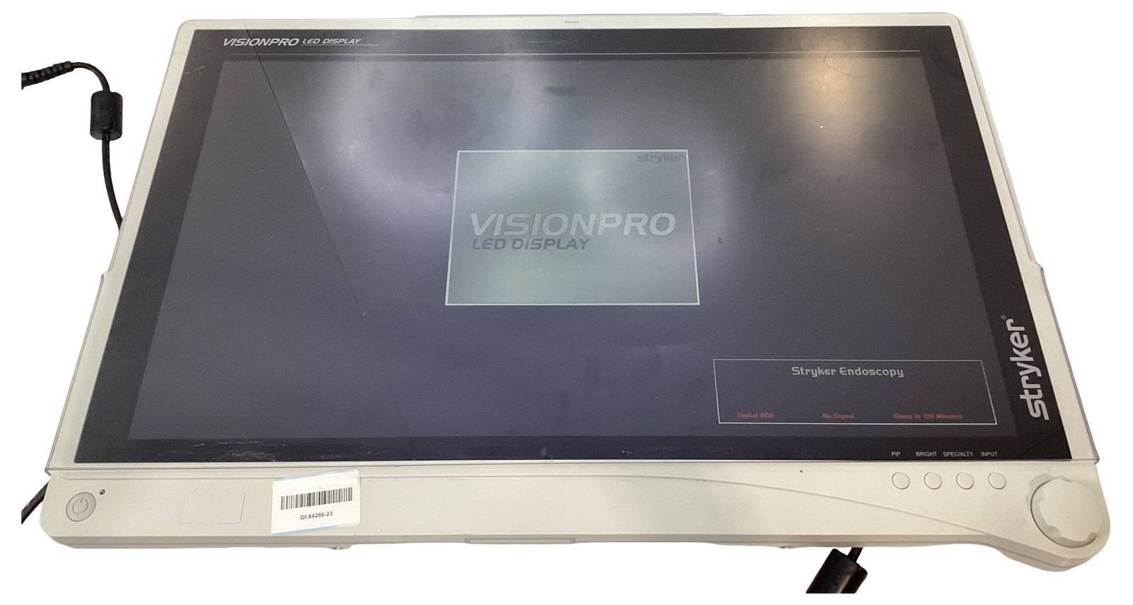 STRYKER 26" VISIONPRO 0240-031-020 LED SURGICAL DISPLAY, NO POWER SUPPLY