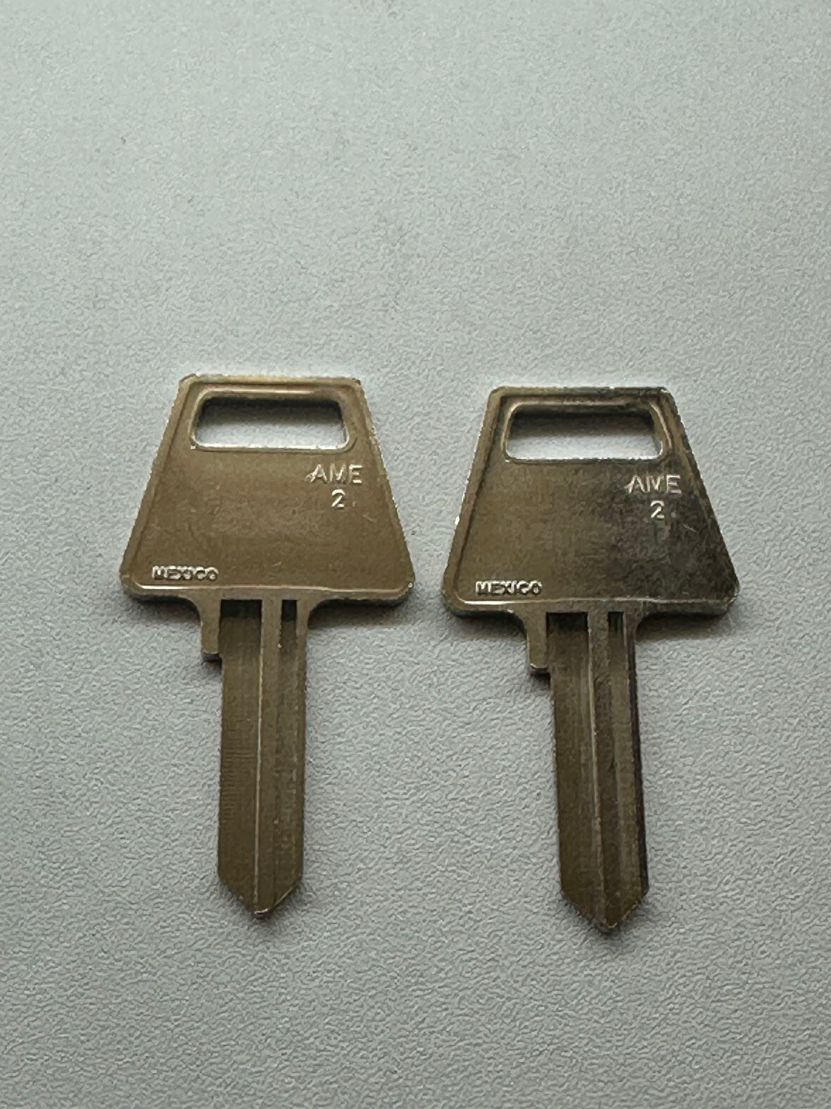 2 American Lock AME 2 Six Pin Blank Code Cut Key Send In Bitting Code & We Cut