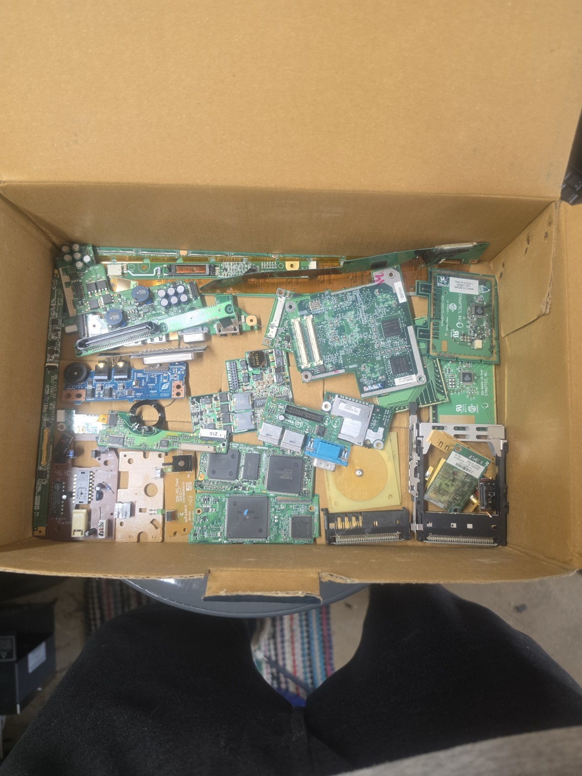 6+ Pound Lot of Ewaste Gold Silver Copper PCB's and More