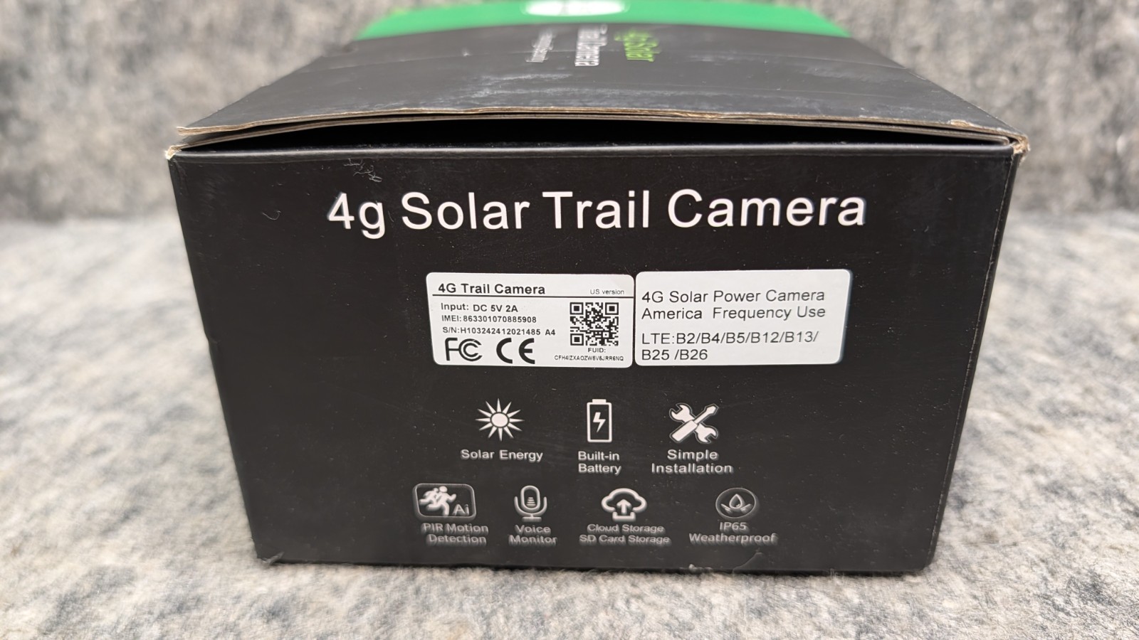 4G LTE Cellular Trail Camera: 4K Live View, Solar Powered, 0.2s Trigger, Night
