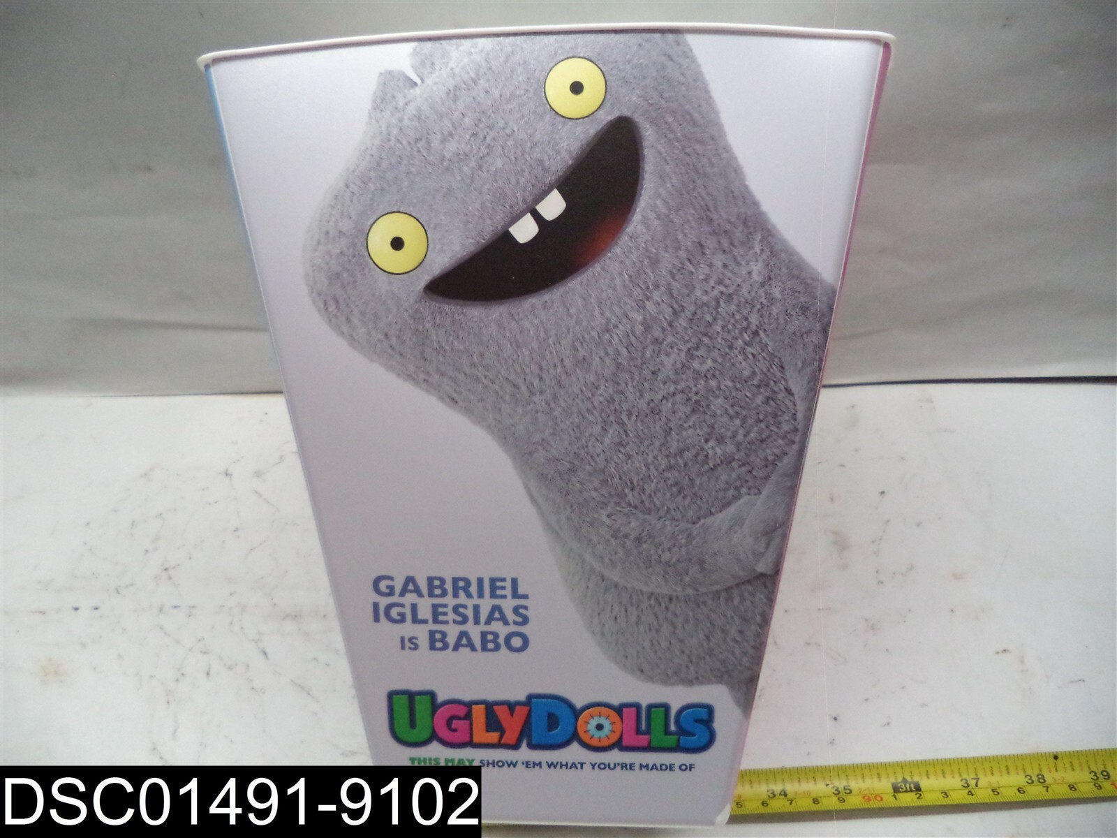 QTY=100- Ugly Dolls 4 Sided Popcorn Tubs