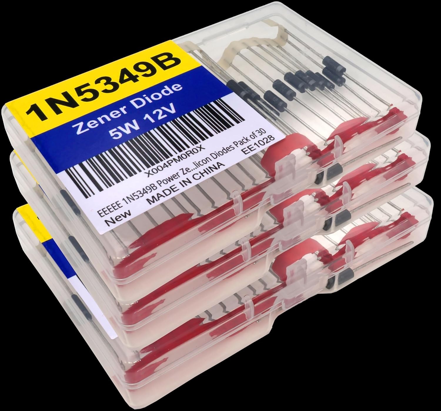 Efficient 1N5349B 12V Zener Diode 30pcs Kit - Optimal for Electronic Projects