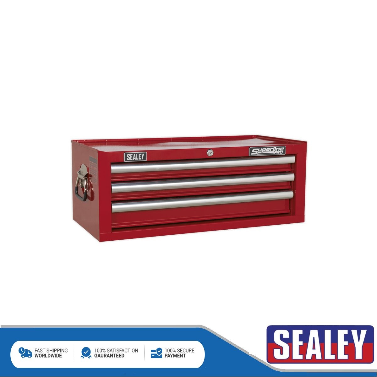 Sealey Superline PRO� Mid-Box Tool Chest 3 Drawer Red AP33339