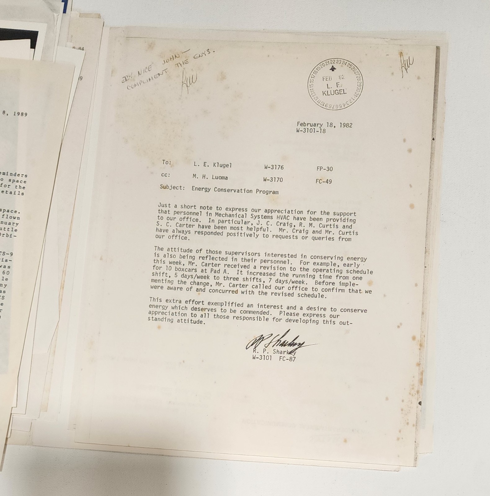 NASA Shuttle Archive Lot–Crew Portraits & Signed Lockheed Letters (STS Missions)