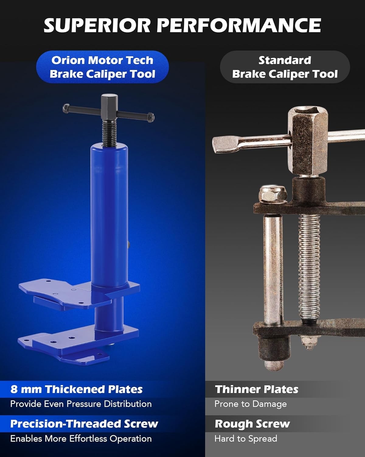 Caliper Piston Compressor Tool, Universal Brake Caliper...