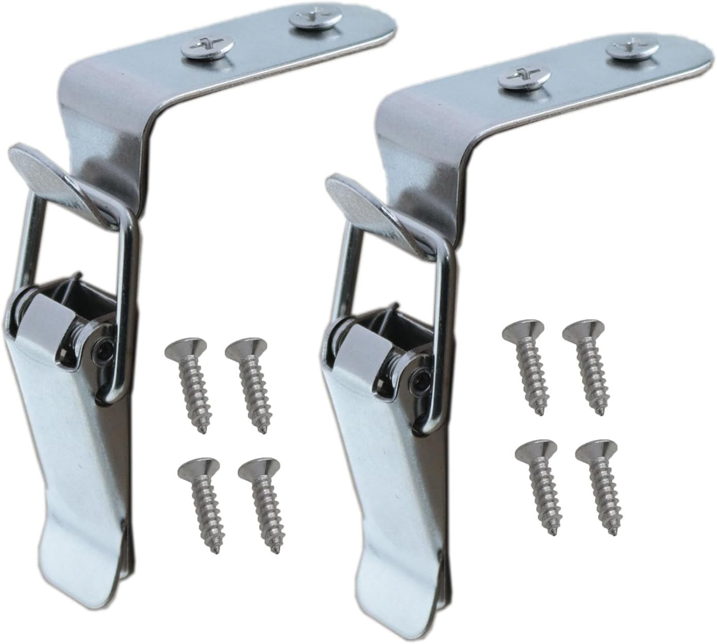 2 Pack 90 Degree Latch 304 Stainless Steel Tool Box Lock with Screw | Right Angl