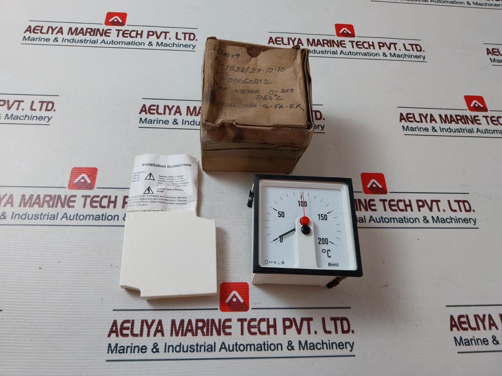 CROMPTON E244-05A-G-FA-**-ER Analogue Din Panel Meter 0-200C