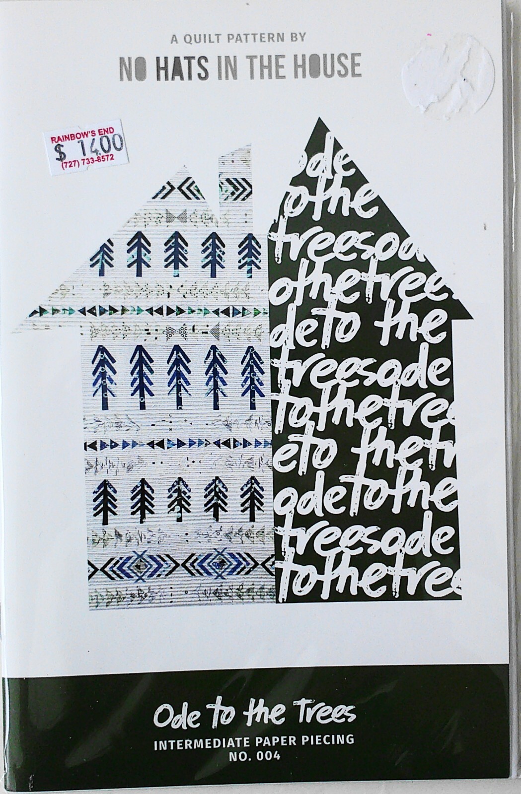 No Hats In The House Ode To The Trees 5 Sizes Quilt Pattern Sealed