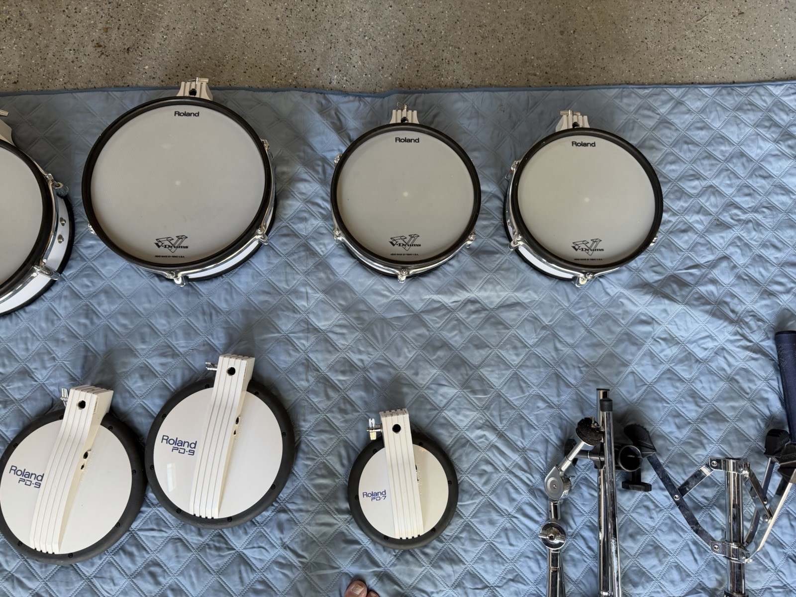 Roland TD-10 V-Drums Digital Electronic Full Drum Kit Module Pads Rack Pedal