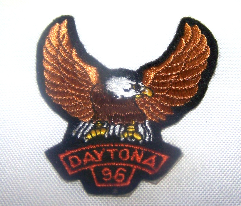 Harley Davidson Daytona Florida 1996 Eagle Vest Patch