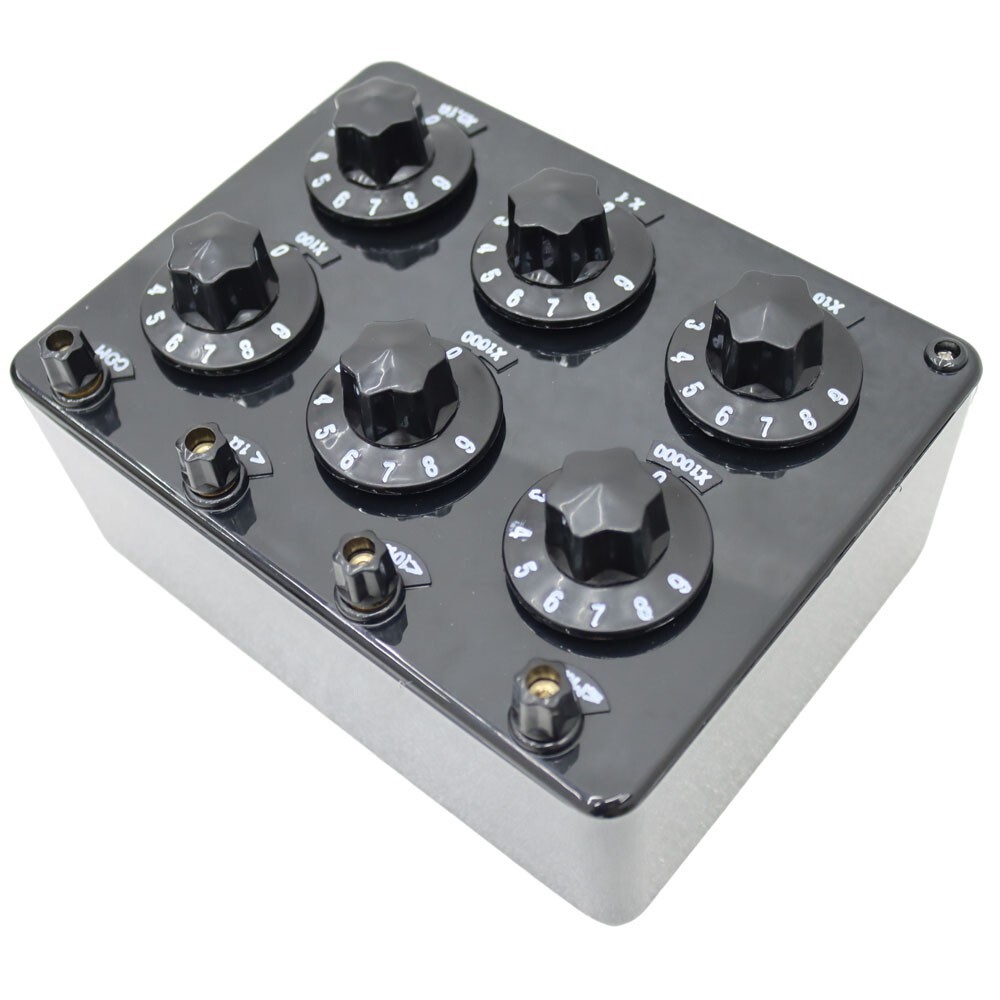 Experimental Precision Variable Decade Resistor Resistance Box 0.1~99.9999 kΩ