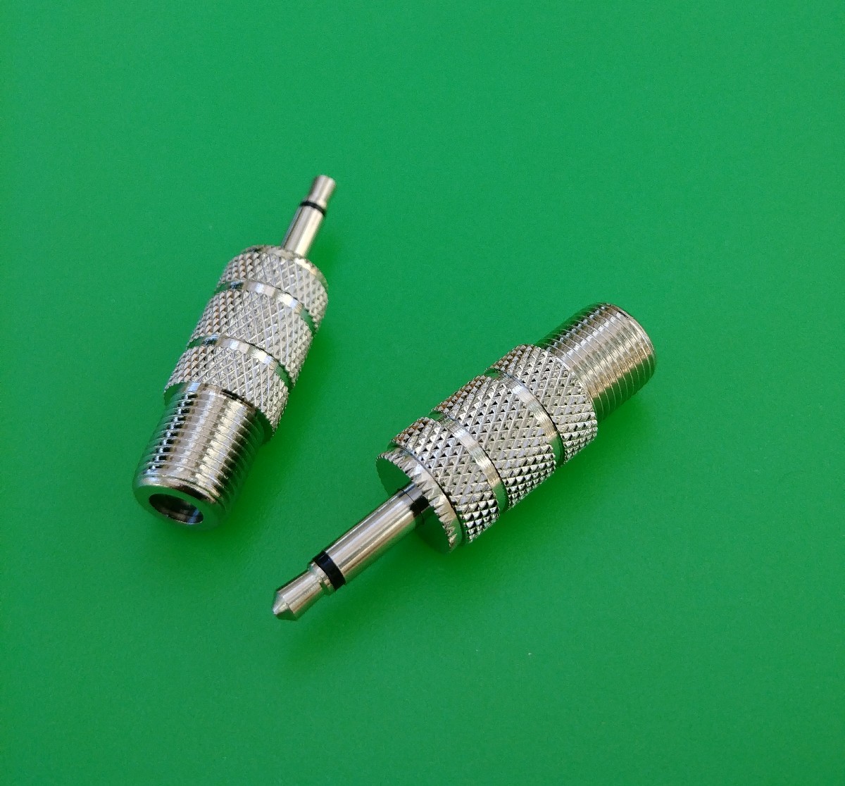 (1 PC)  F Female to 3.5 mm Male Coaxial Connector - USA Seller