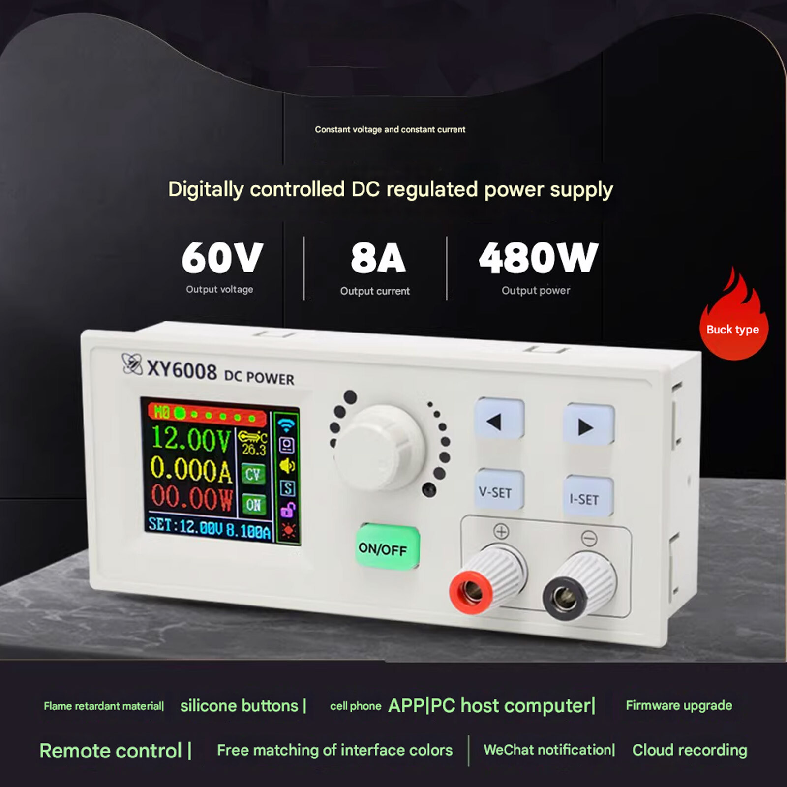 XY6020-W Digital Adjustable DC Regulated Power Supply Constant Voltage & CurrenH