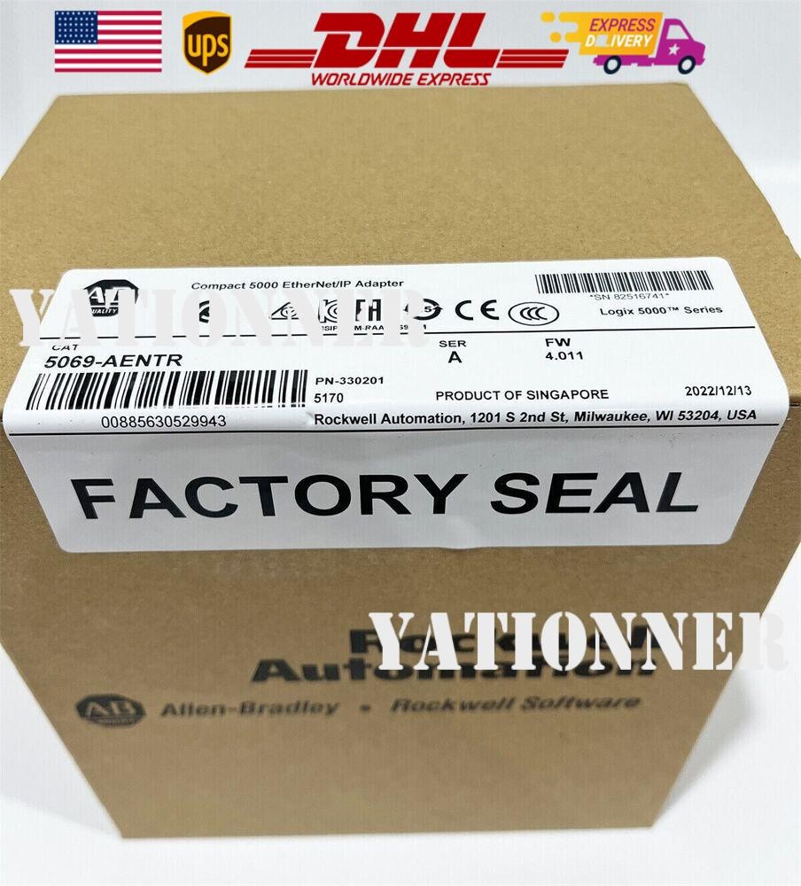 Newest Factory Sealed AB 5069-AENTR Compact 5000 EtherNet/IP Adapter 5069AENTR