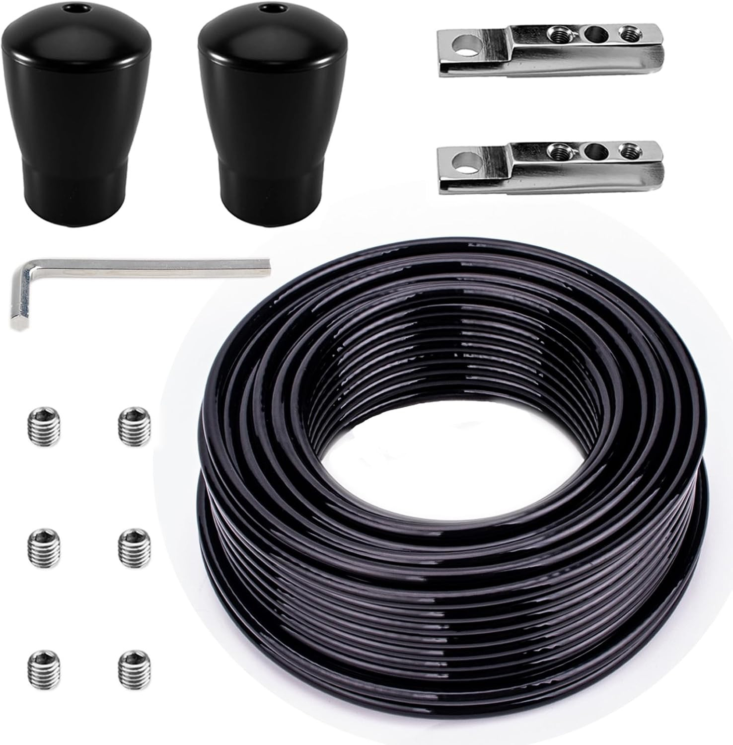 32.8Ft PU Gym Fitness Cable with Ball Stopper Ends for Home Gym Machine Accessor