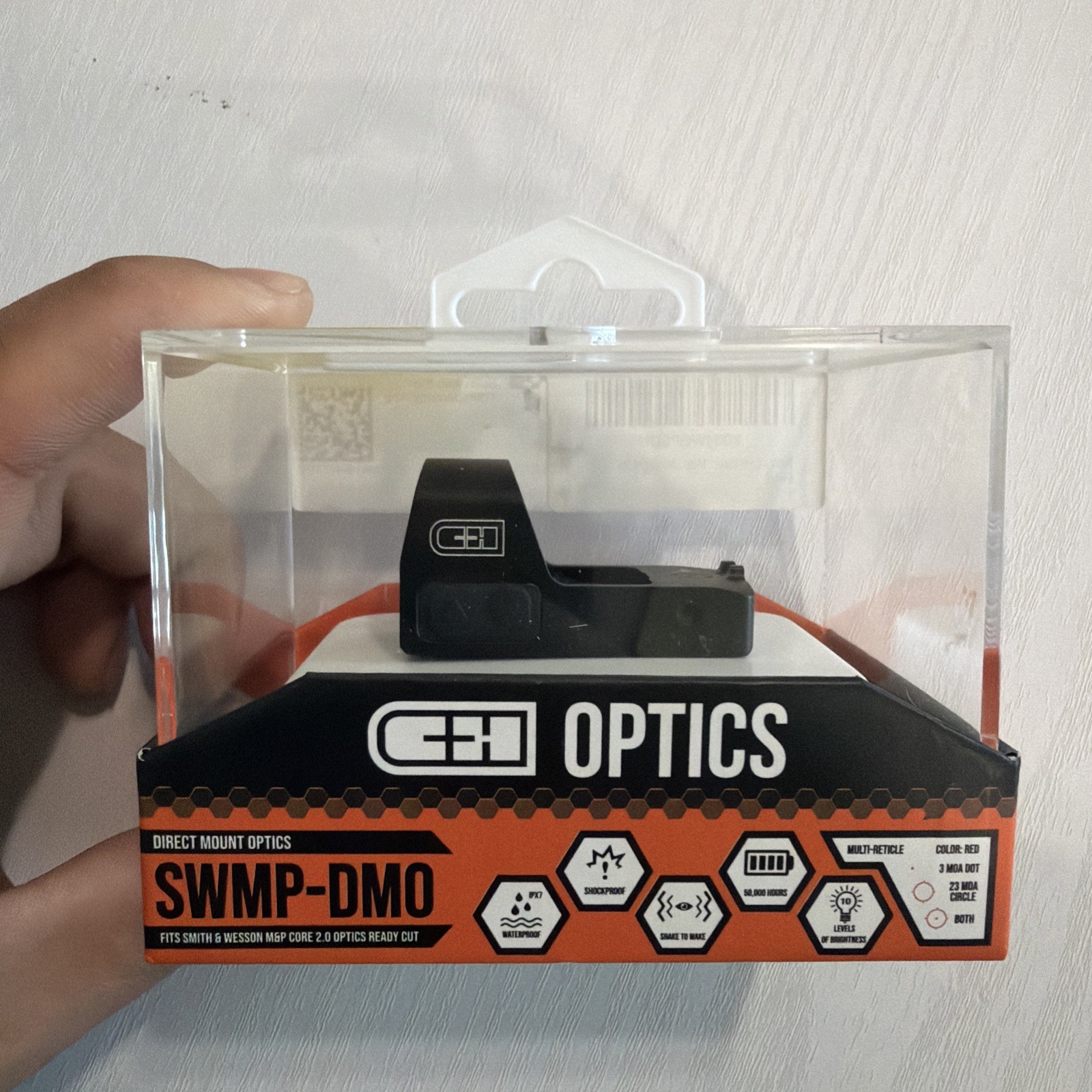 C&H Precision Direct Mount Red Multi Reticle Optic S&W M&P 2.0 RD-SWMP-DMO-RD-MR