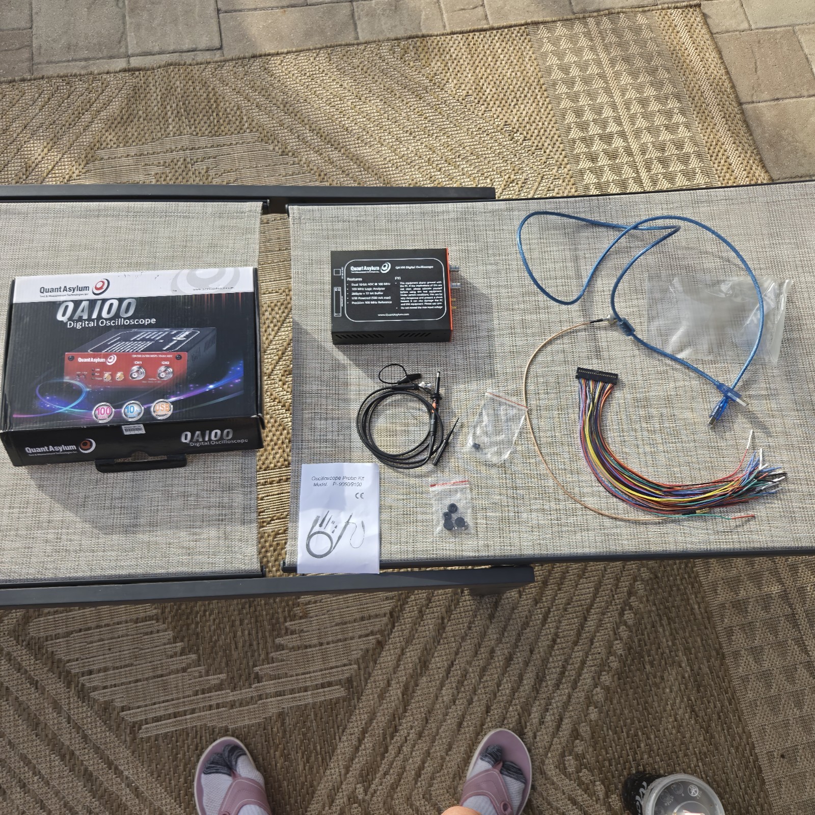 Quant Asylum Digital Oscilloscope QA100 OPEN BOX