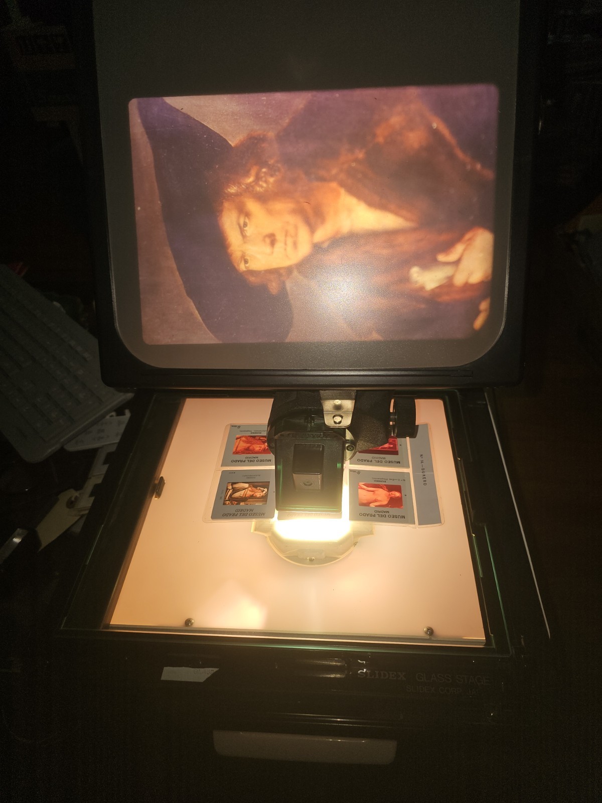 Slidex File Projector For 6x6 Or 35mm Fully Working Great Condition