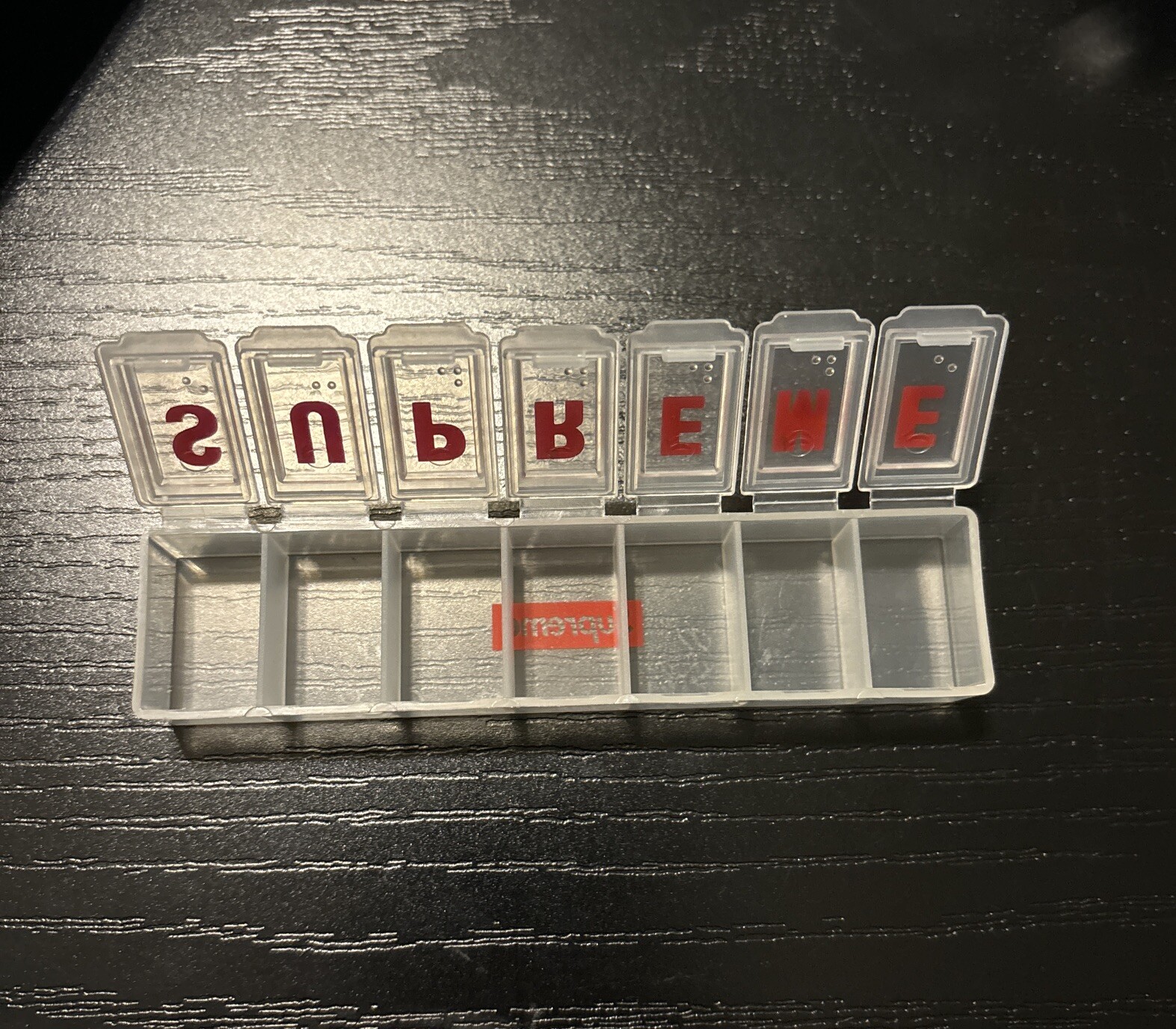 Supreme Weekday Pillbox Organizer SS15 Rare NEW