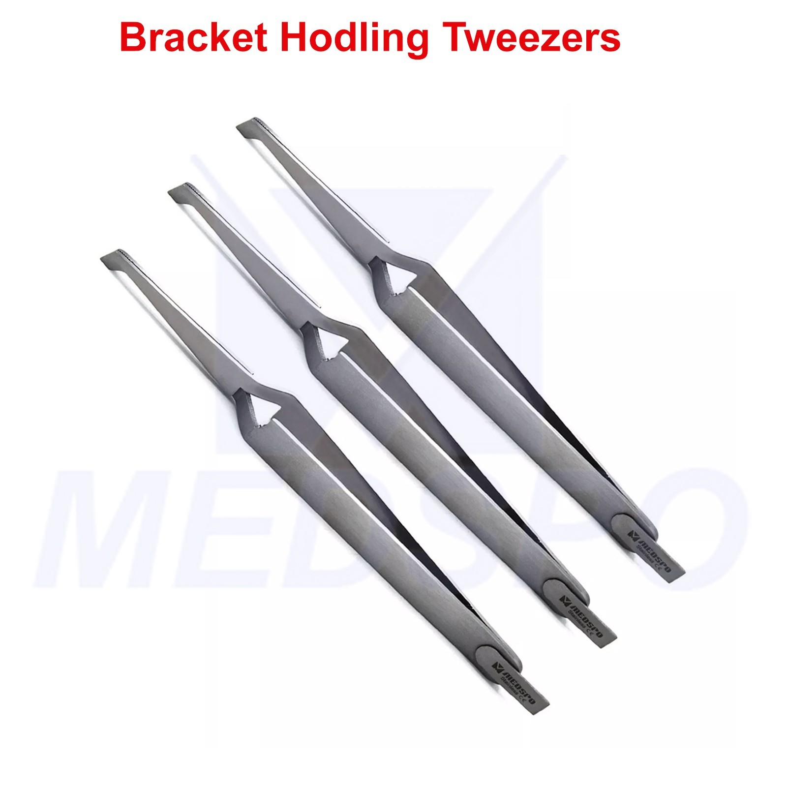 Orthodontic Bracket Holding Tweezers Dental Bracket Removing Cross Lock Forceps