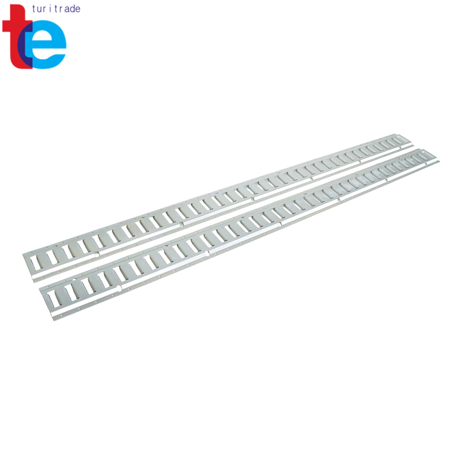 For Garages Vans Trailers 4 Pack 6' E Track Tie Down Rail Kit Galvanized Steel