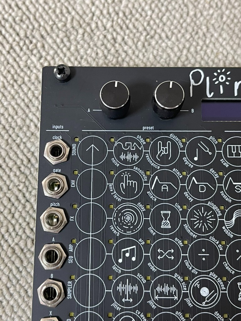 Plinky Synth Polyphonic Touch Synthesizer Eurorack Modular Tested & Working Used