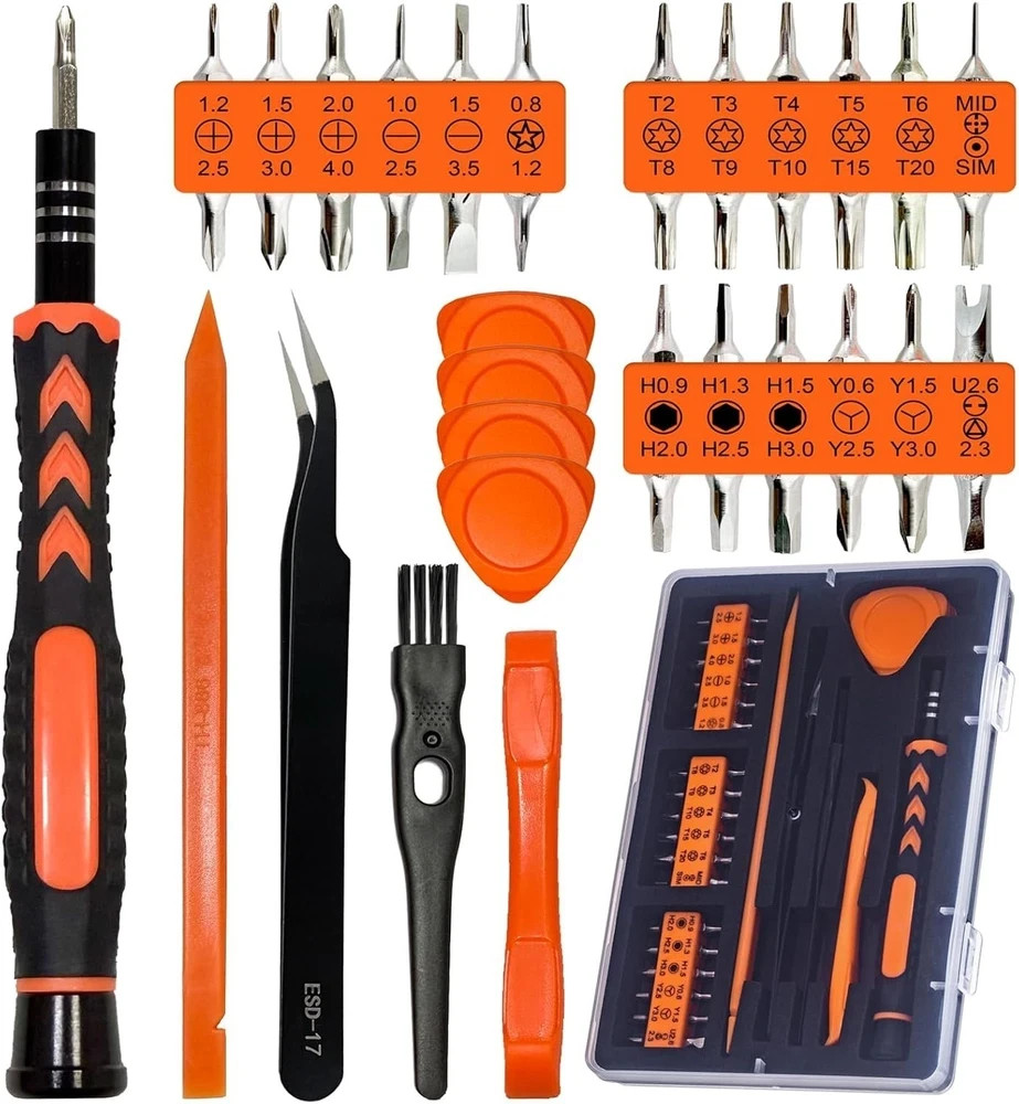 45PC Cleaning Repair Tool Set Screwdriver Kit For PS5  Xbox Controller Console