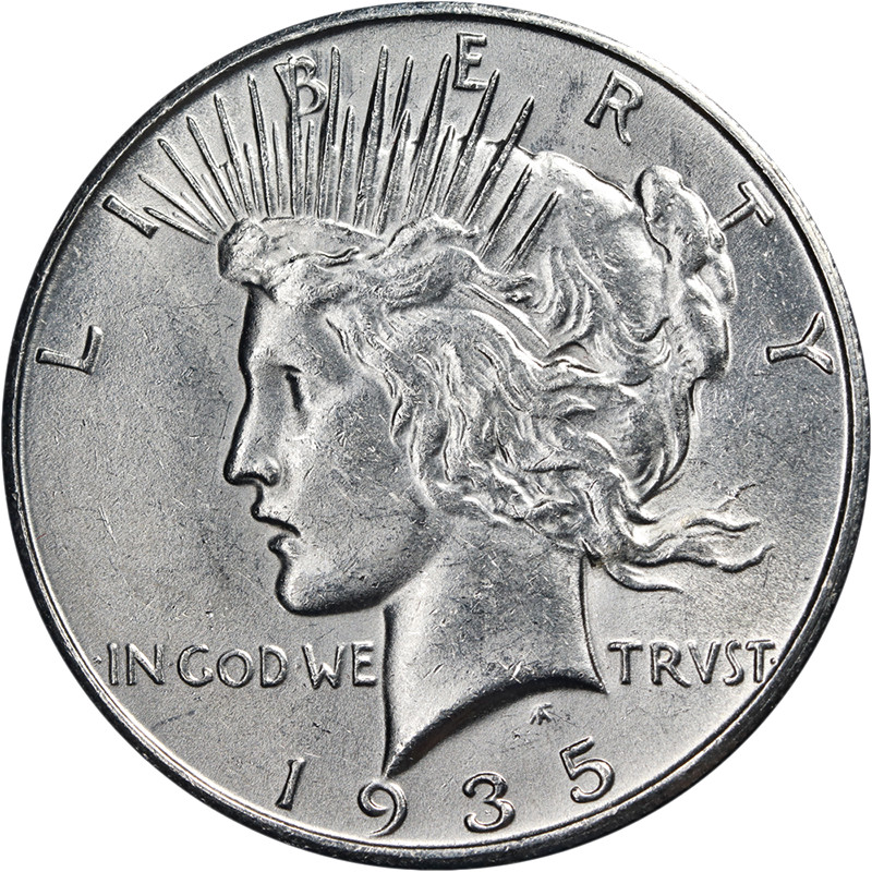 1935-S Peace Dollar Nice Unc Nice Eye Appeal Nice Strike