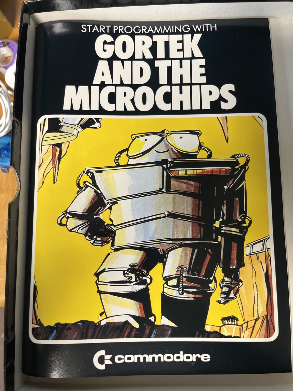 VTG GORTEK AND THE MICROCHIPS for use with COMMODORE 64 Complete Set