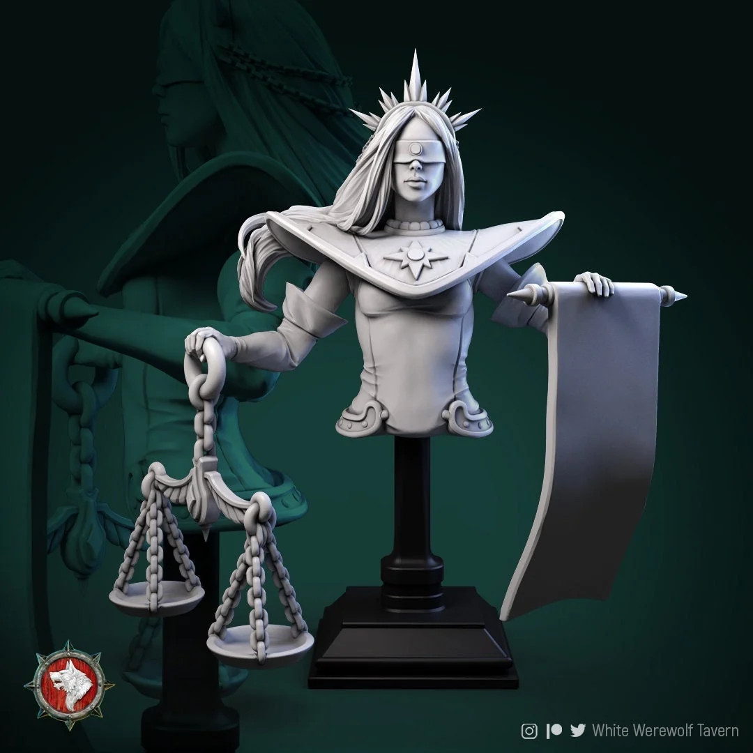 Ni The Sentencing Judge - Resin Display Bust