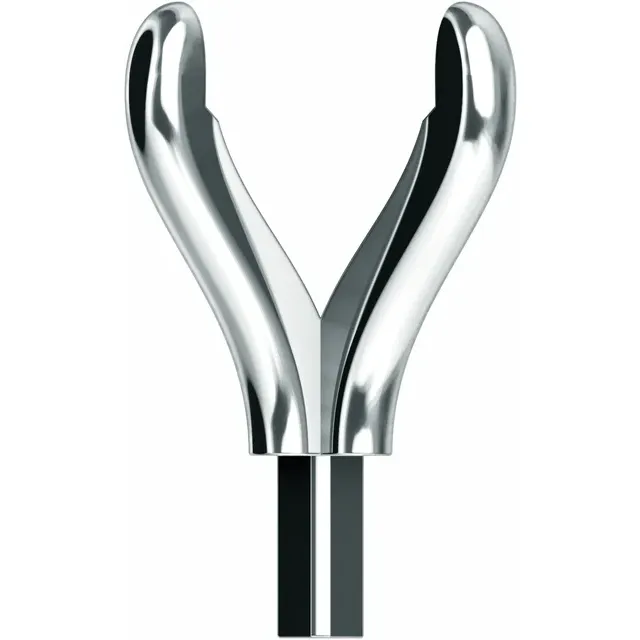 Sterling Silver Unset Round 4-Prong Claw Peg Setting