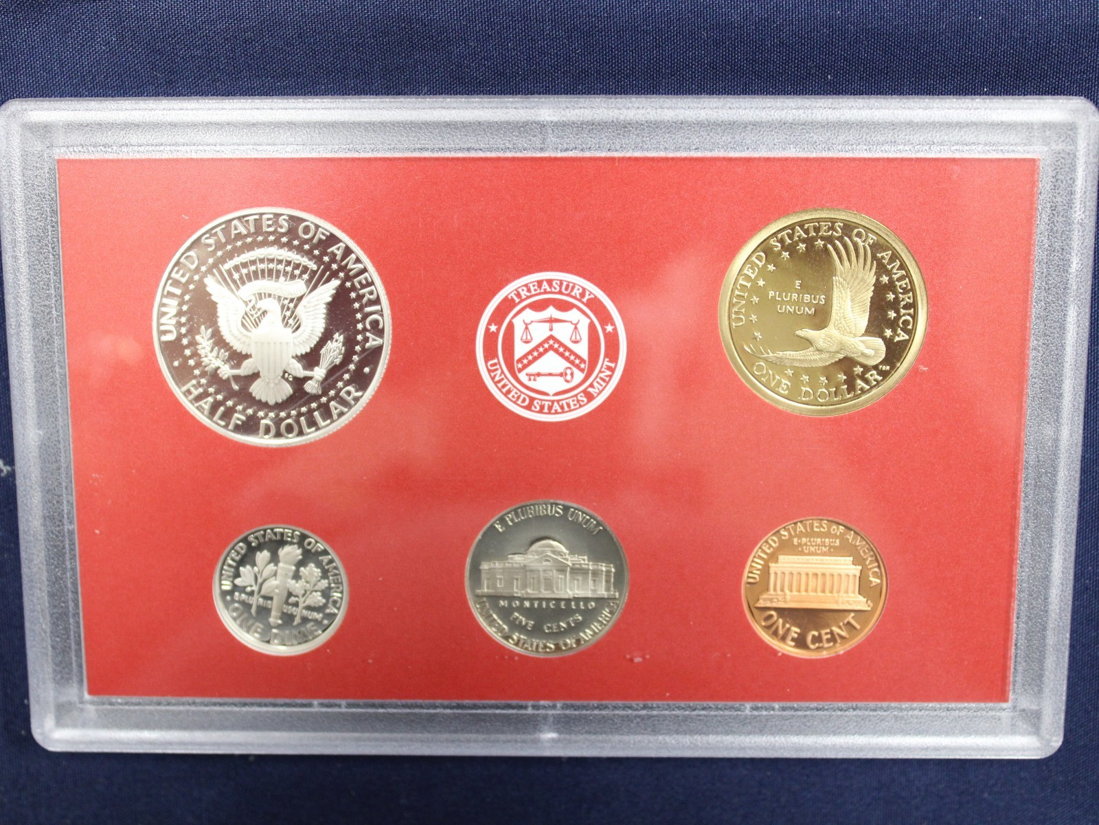 2007 United States Mint Silver Proof Set S Mint $1 w/ Box & COA