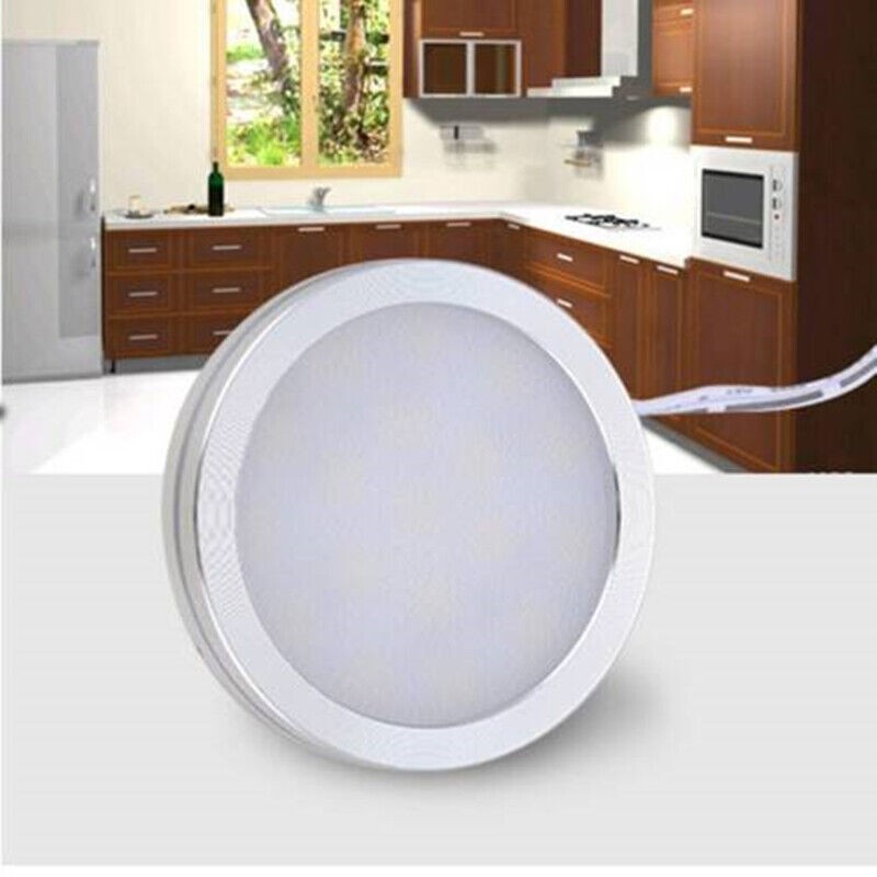 4Pcs Warm White Under Cabinet Lighting LED Light For Display Case Locker Cabin