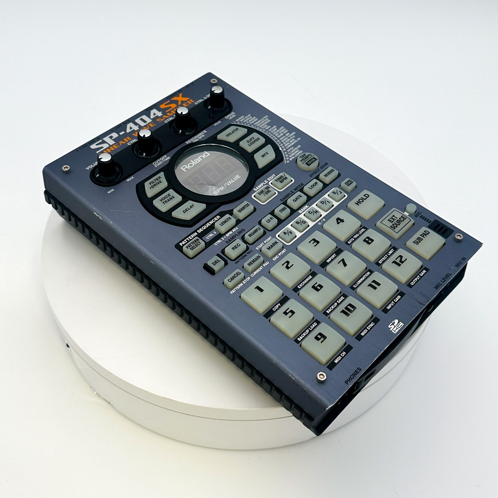 Roland SP-404SX Compact Linear Wave Sampler Tested Good Condition