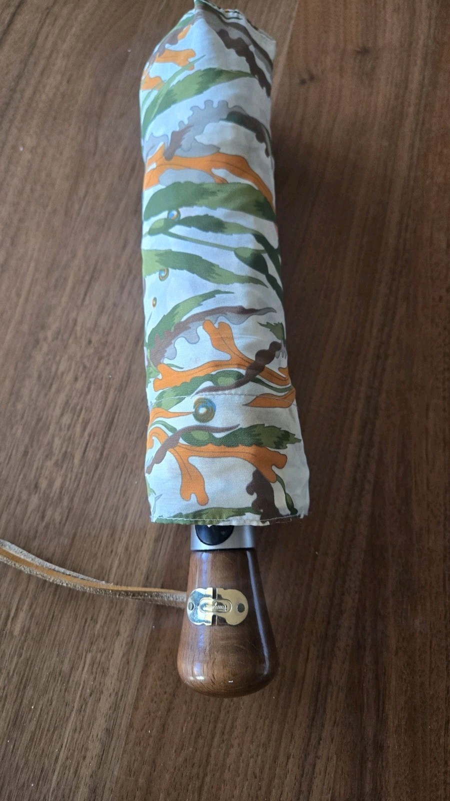 Salvatore Ferragamo Folding Parasol/umbrella with Gorgeous Pattern Polyester