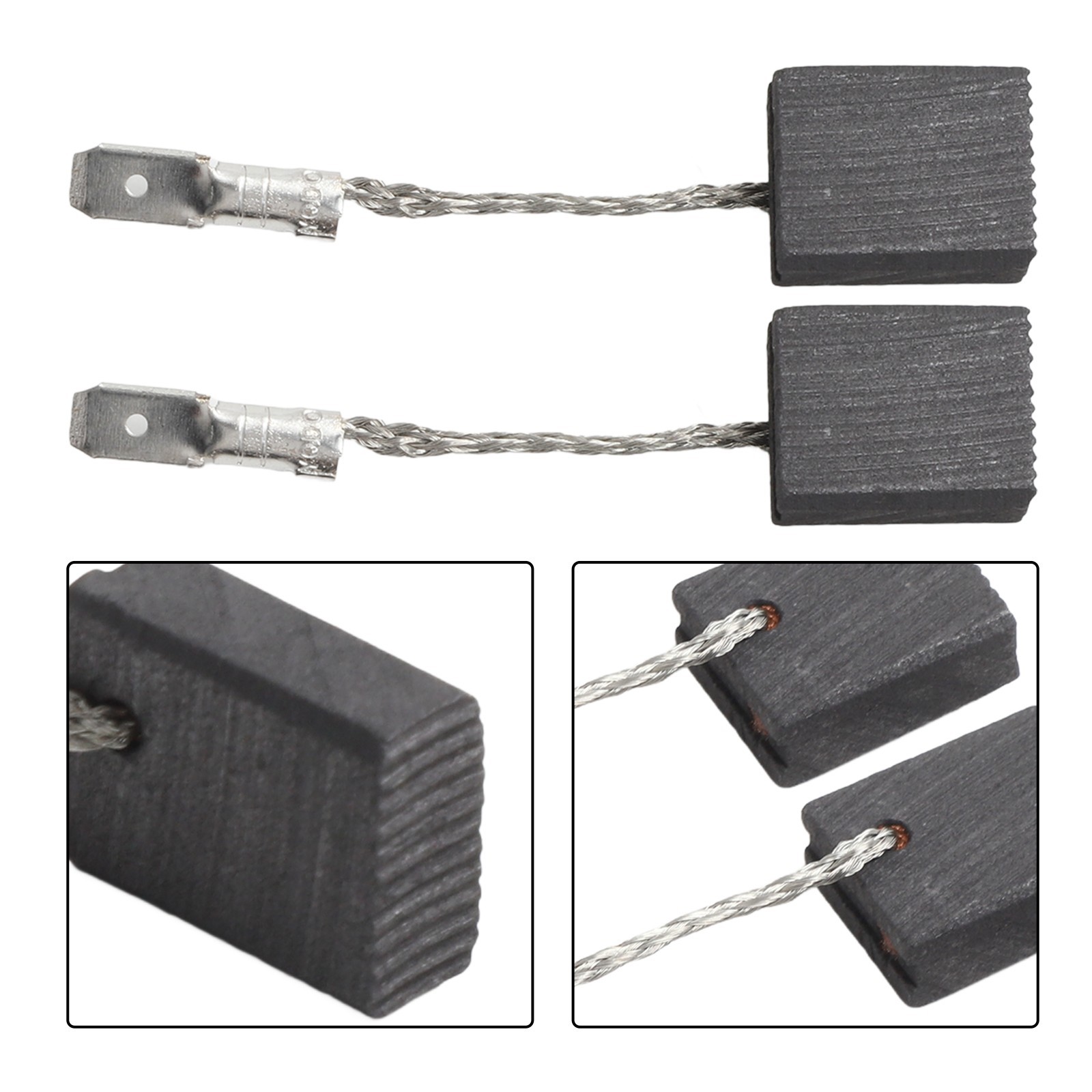 Carbon Brush Set for For WEP 15 150 Angle Grinder Includes Two Pieces