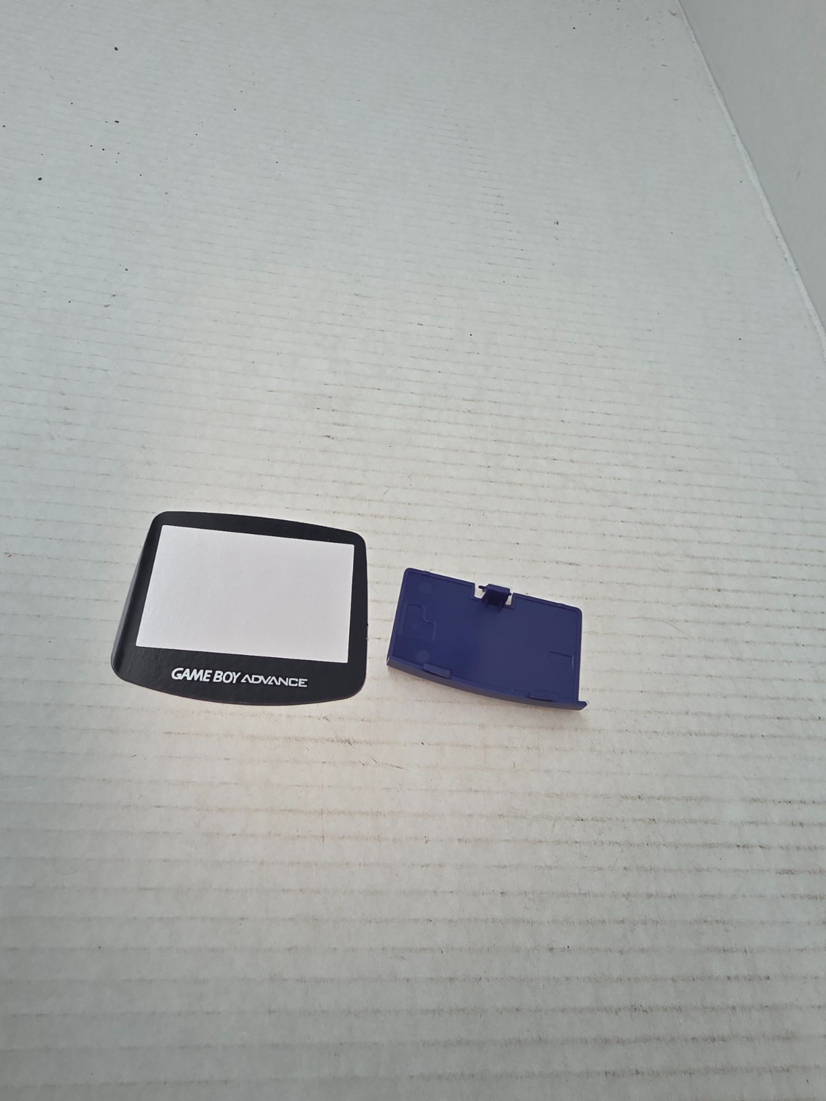 Gameboy Advance Purple/indigo Battery Cover & Replacement Plastic Screen