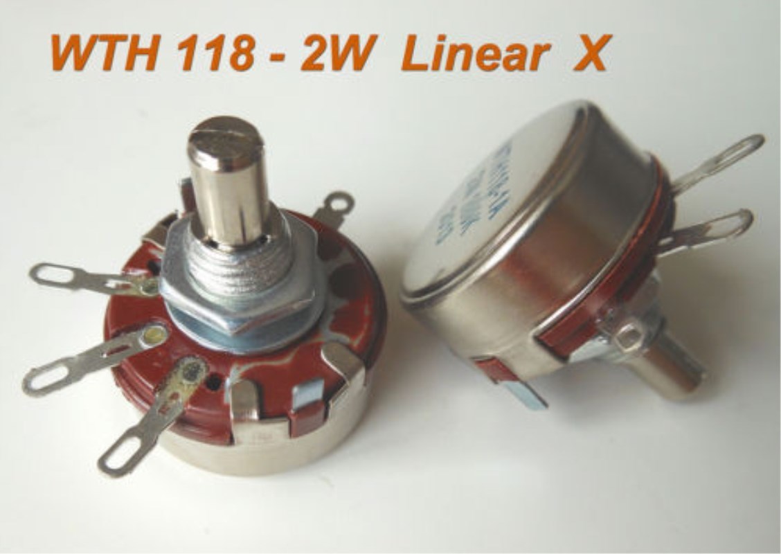 New 10pcs 4.7K Ω Ohm 4K7 WTH118 WTH118-1A 2W Linear Potentiometer