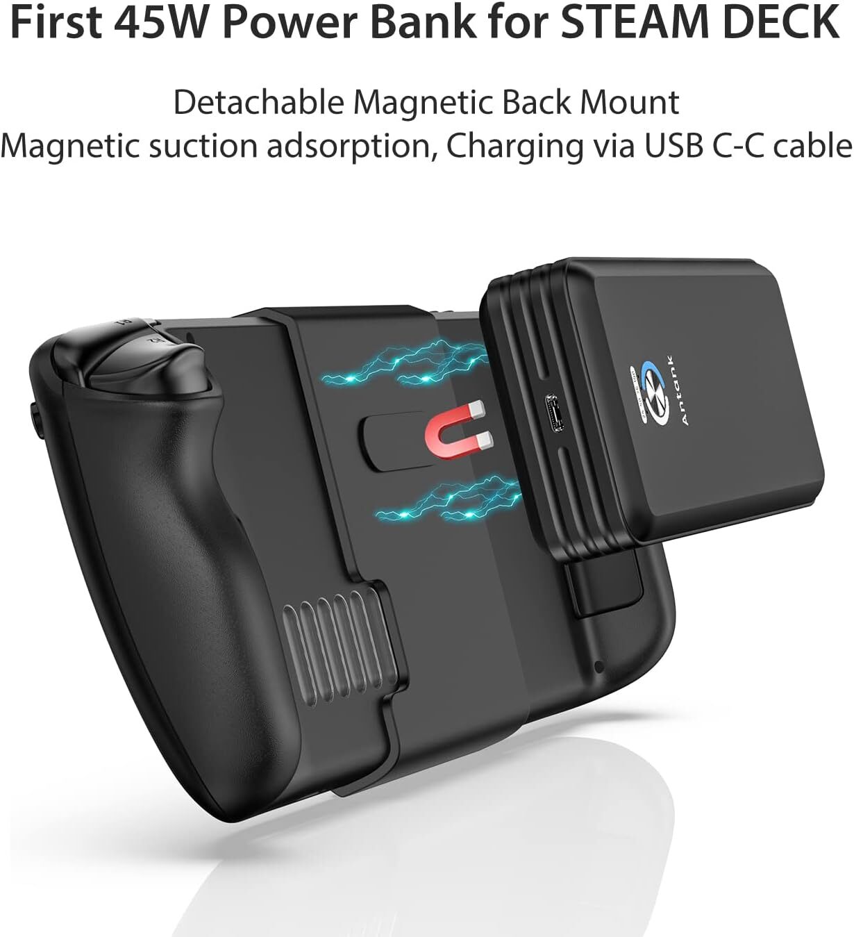 Antank 20000mAh Magnetic Wireless Power Bank PD45 Fast Charging External Battery