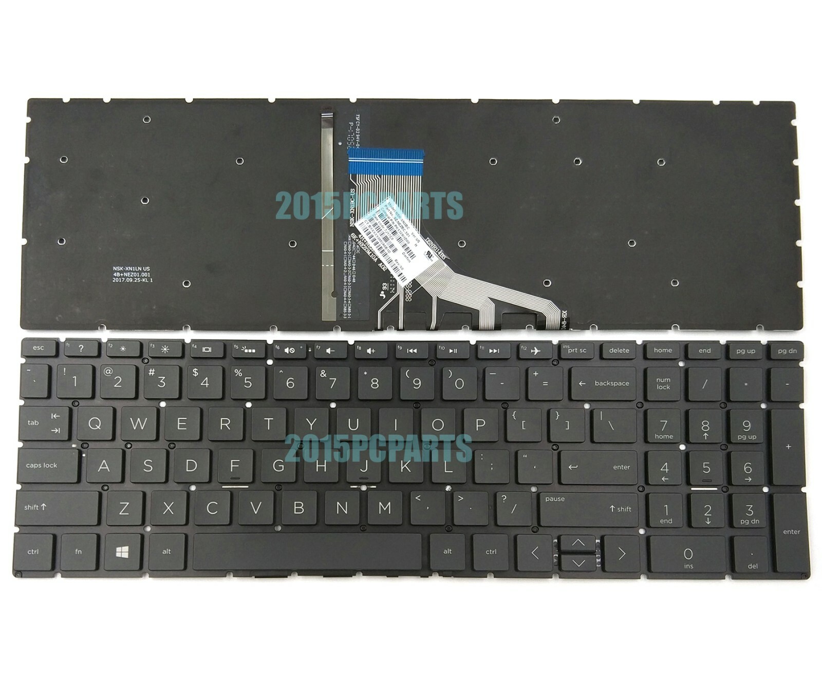 New HP Pavilion x360 15-dq 15-dq0000 15-dq1000 15-dq2000 Keyboard Backlit US