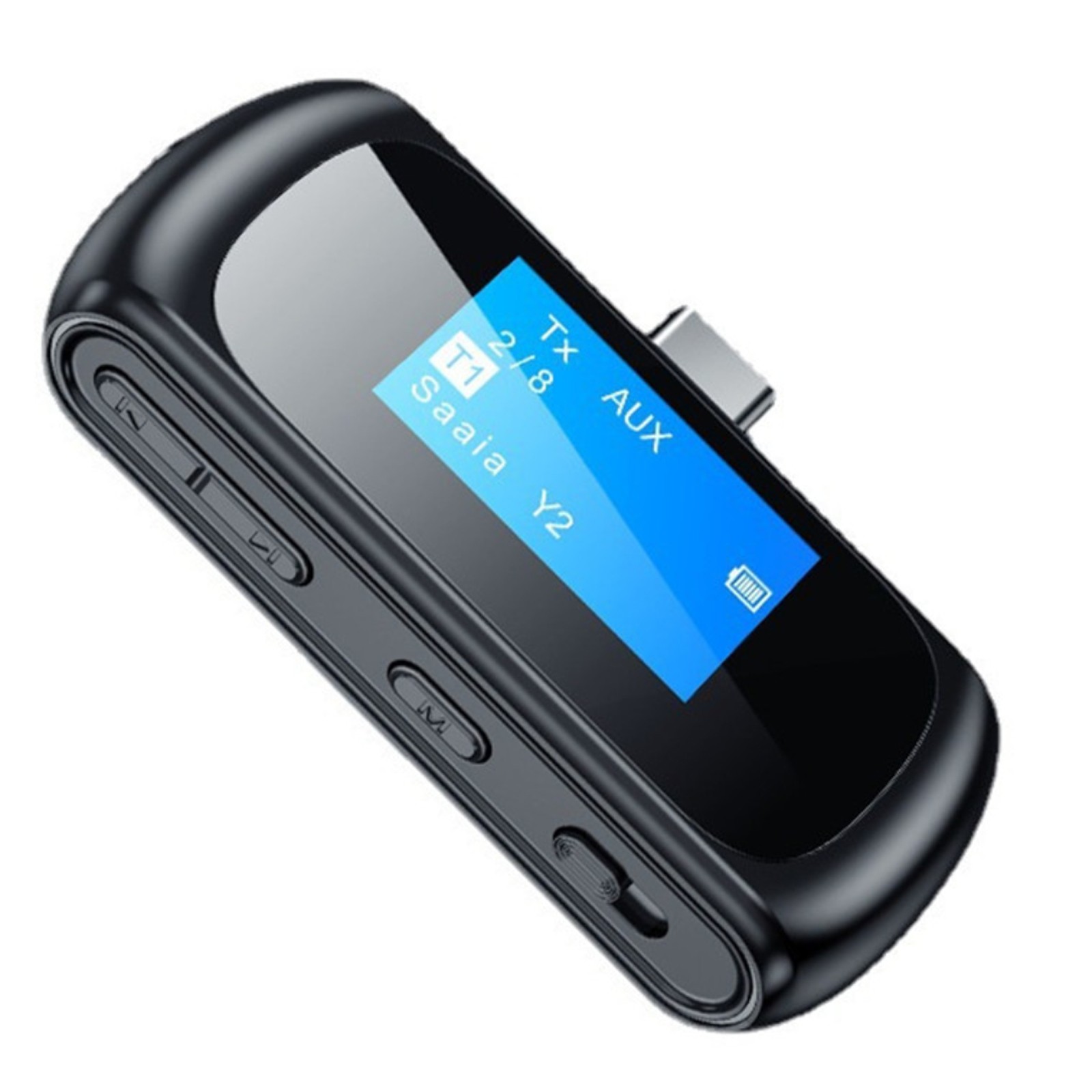 2 In 1 Wireless Audio 3.5mm Aux Adapter Car Bluetooth 5.0 Transmitter Receiver J