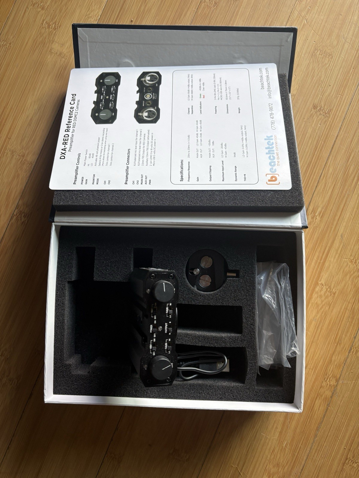 Beachtek DXA-PRE Two-Channel Preamplifier for Cinema Cameras