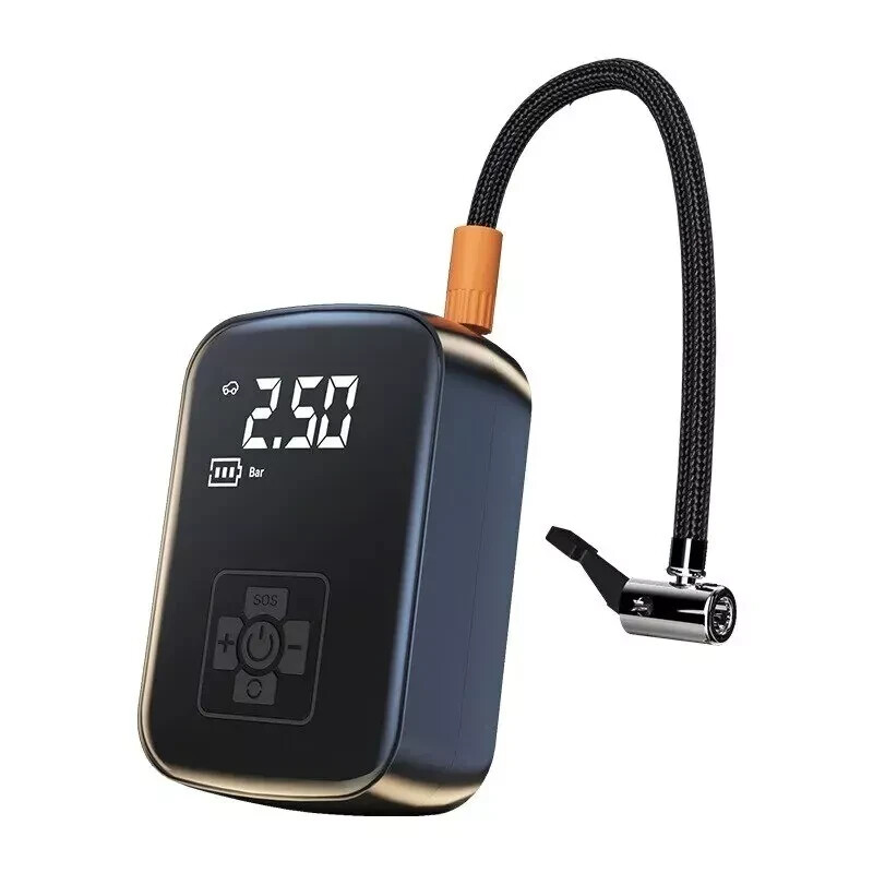SMALLFATW Wireless Tire Inflator Electric Air Pump for Car Motorcycle Bicycle