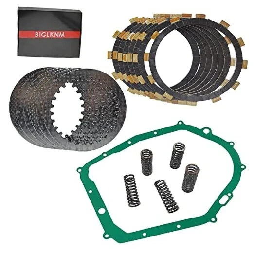 Clutch Kit Friction Plates & Cover Gasket Compatible for Yamaha Warrior 350